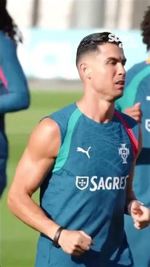 Cristiano Ronaldo and Lionel Messi training for the World Cup 💪 #WorldCup