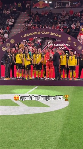 🏆 Our Legends win the Legends Cup 2026 in Munich with a 3-2 victory in the final against Real Madrid! 😍 | Borussia Dortmund