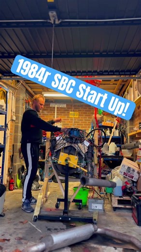 1984r Monte Carlo SBC Start Up! #chevrolet #montecarlo #smallblockchevy #chevy