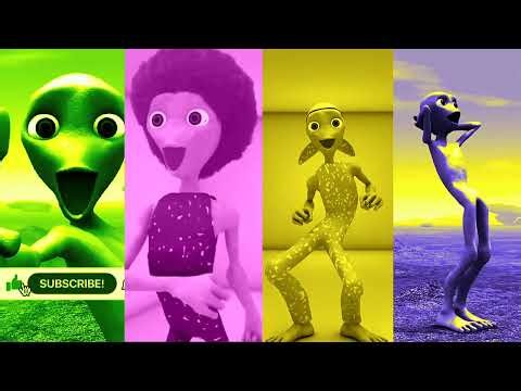 Alien Dance VS Funny Alien 🎯| Dame Tu Cosita Dance 🚀| Funny Alien Dance Song 2025