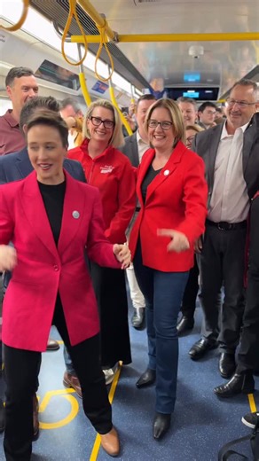 13K views · 3K reactions | POV: The first passenger train service enters the Metro Tunnel at Kensington. | Jacinta Allan | Facebook