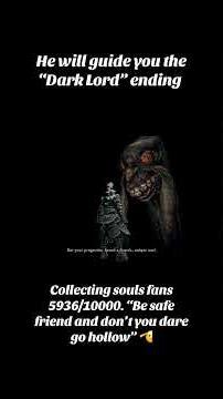 The Dark Lord Ending in Dark Souls #souls #darksouls #darksoulsremastered #soulsborne