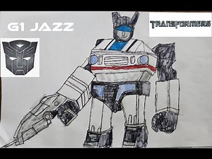 TRANSFORMERS designs how to draw jazz G1