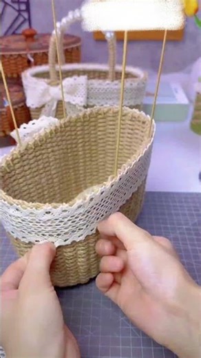 DIY Basket Beginner's Guide How to Make a Beautiful Rope Basket with Handle 10 #diy #handmade