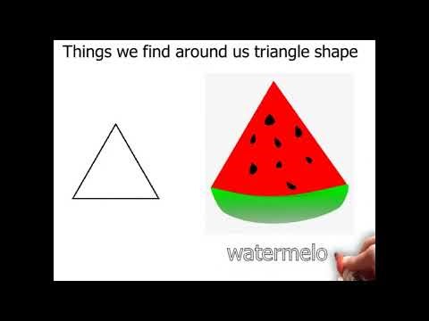 Triangle Shape Object | Triangle Shape Objects | Triangular Objects | Triangle Shapes | Triangle