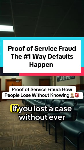 Proof of service mistakes are one of the most common reasons people lose cases by default. Courts rely on service paperwork unless it’s challenged on the record. Proof of service Service of process Default judgement Court procedure Justice files #defaultjudgement #knowyourrightsusa #courtrights #legaltok #justicefiles