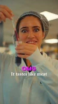 This is 3D printed steak made from plants! 🥩🌱