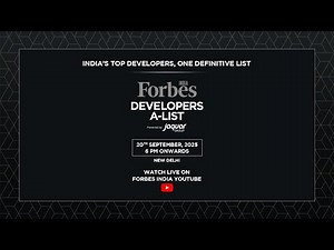 Forbes India Developers A-List 2025