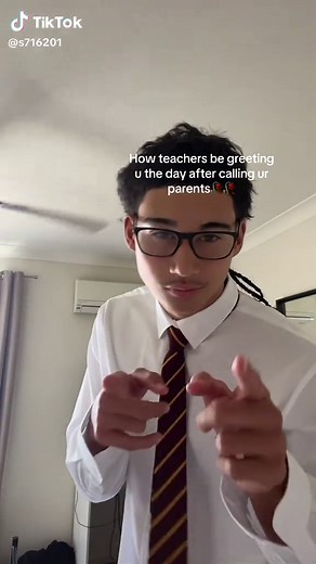 How Teachers Greet Students After Parent Meetings