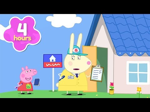 Peppa Finds a NEW Home 🏠 Peppa Pig Full Episodes | 4 Hours of Kids Cartoons