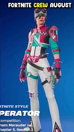 *NEW* Fortnite Crew Pack - The Operator Skin (ALL STYLES)