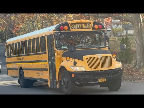 Montauk Bus 2017 IC CE School Bus 841 Passing By (Cummins ISB)