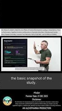 7-Day Creatine Load: The Impact on Sleep Quality and Cognitive Function Ep. 1272 DEC 2025 #trailer