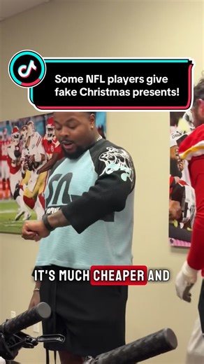 NFL Players Prank with Fake Christmas Presents