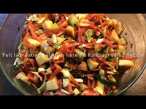 Issa random salad bowl - healthy salad - quick salad recipe for weight loss