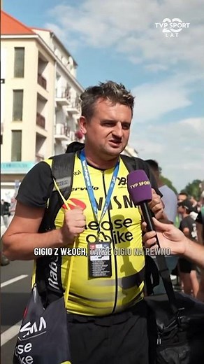 ONE OF THE BEST CYCLING PHYSIOTHERAPISTS ON WORKING DURING TOUR DE POLOGNE #SHORTS