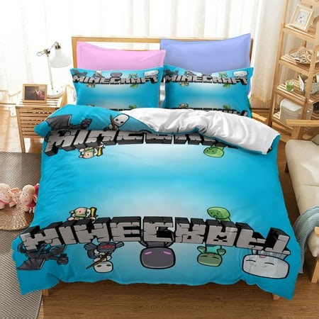 Minecraft 3D printing series bedding three-piece set - Walmart.ca