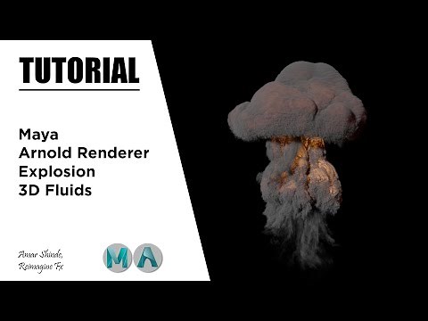 How To Create An Explosion In Maya And Arnold Renderer | Tutorial