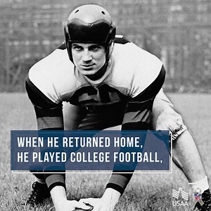 1.1K reactions · 163 shares | Chuck Bednarik survived 30 missions as a B-24 Liberator waist gunner in WWII and went on to be drafted by the Eagles after the war. He became known as "Concrete Charlie" for being the hardest hitting tackler in the NFL. | Task & Purpose | Facebook