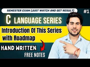 C Programming Full University Exam Series 🔥 Complete Beginner to Topper Roadmap | Start Here!