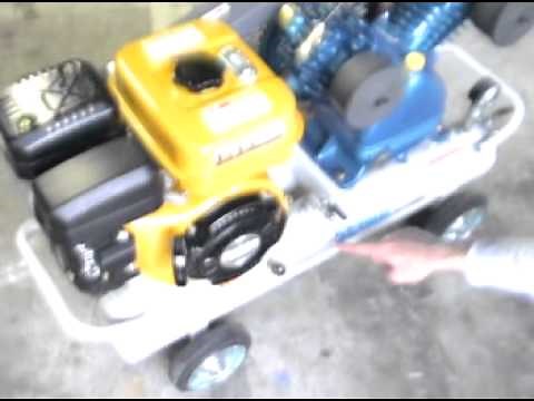 コンプレッサー商品実演：SC-22GR コンプレッサ 実演