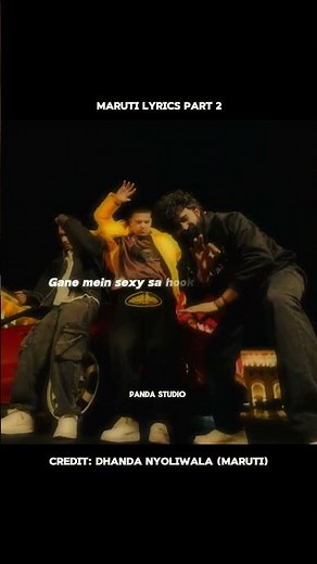 Maruti Lyrics Part 2 #dhandanyoliwala #maruti