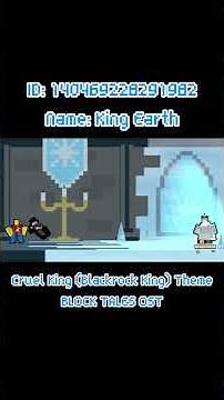 Cruel King Theme ID Music (read description) #roblox #blocktales #robloxids