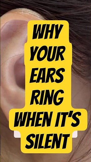 Why Your Ears Ring When It’s Silent 🔔👂 #HealthFacts #EarHealth #BodyScience