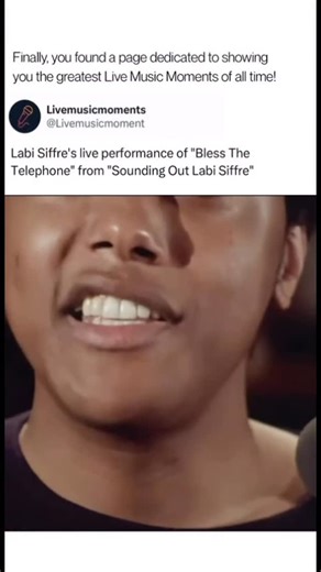 Live Music Moments on Instagram: "Labi Siffre’s 1972 live performance of “Bless the Telephone” on the BBC program Sounding Out captures the quiet brilliance of his songwriting and stage presence. Performed with only his voice and acoustic guitar, the piece radiates an understated intimacy that perfectly matches its theme — the joy and comfort of hearing a loved one’s voice across a distance. The performance was originally broadcast as part of a television special that highlighted Siffre’s musica