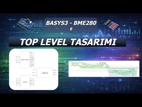 BASYS3 ile BME280 -# 6 Sistem Top Level
