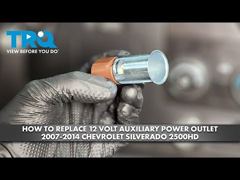 How to Replace 12 Volt Auxiliary Outlet 2007-2014 Chevrolet Silverado 2500HD