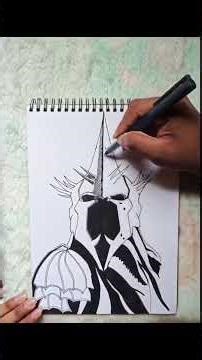 Nazgûl ink art from Middle-earth darkness 🖤Drawing the fear of Middle-earth