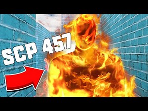 SCP 457 ГОРЯЩИЙ ЧЕЛОВЕК В ЛАБИРИНТЕ! SCP В ЛАБИРИНТЕ!