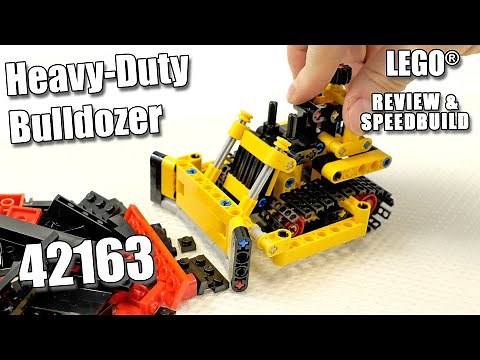 LEGO 42163 Review Speedbuild | LEGO Technic Heavy-Duty Bulldozer | Speed Build 42163 | LEGO 2024