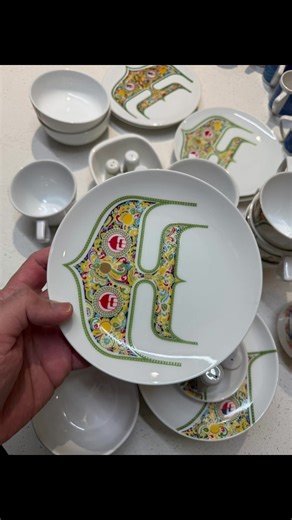 Vintage @Malaysia Airlines noritake tableware. Kembali ke zaman kegemilangan MAS #malaysiaairlines #aviation #fyp