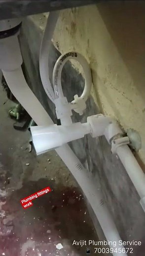 wall hung wash basin installation & fitting 😃#shorts