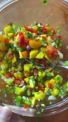 Mango Guacamole 🥑 check out Abracashaba.com for the full recipe!