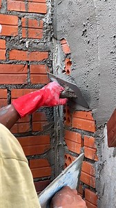 21K views · 325 reactions | How To Render A Brick Wall - Beautiful construction - beautiful windows - sand and cement step by step | Creative Handmades Ideas Diy | Facebook