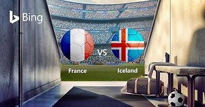 Can everyone's favourite underdog cause an even bigger upset against the host nation? It’s Iceland vs France – see what Bing Predicts: spr.ly/ICFR | Bing