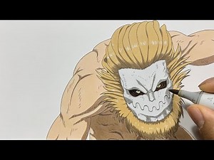 How to Draw Jaw Titan Easy - Attack on Titan (Shingeki no Kyojin / 進撃の巨人 )