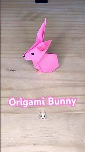 Easy Origami Bunny Rabbit 🐇