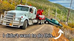 Off Road Recovery with a Heavy Wrecker?? #towtruck | Casey LaDelle