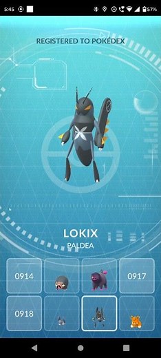 Nymble Evolve in Lokix on Pokémon go #pokemongo #gappsinfo