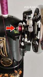 Bobbin filling trick for beginners 👍 #reelsfacebook #sewinghacks #silaimachine #sewingcommunity #diyideas #tailoring #sewingtips #sewingmachine #viralshorts #diysewing | Sew & Style Tips