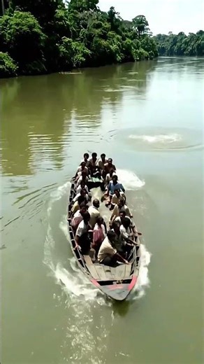 Old Boat Vanishes Into a Wormhole in the Amazon 🌌⛵