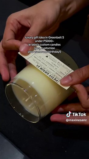 Luxury Custom Candles in Greenbelt 5 | Le Labo Makati