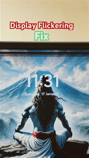 Display Flickering solves #dell #repair #display #display damage