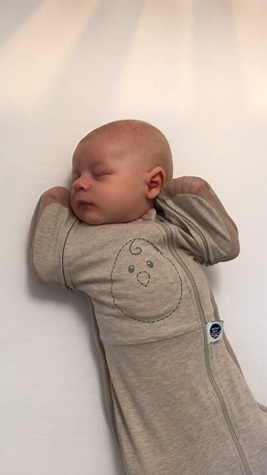 I love this swaddle!! As soon as I started using it for my 3 month old, he started sleeping 9 hours at night, maybe getting up once. He loves to keep his hands free, so having that option is everything. The mesh on the wings allows him to self soothe and have the feeling of his actual hand. I have already bought another for a baby shower I am attending. Great job, Nested Bean! - Amelia L. | Nested Bean Inc.