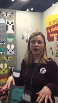 Quilt Market 2015 - Interview with Elizabeth Hartman about her Fancy Forest quilt.