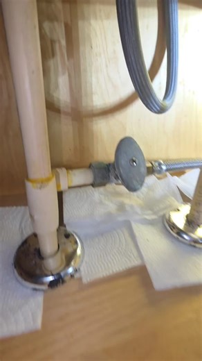 Replacing 3 corroded shut-off valves one of the supply line nuts coming from the faucet broke mid-job, so we replaced the faucet too!